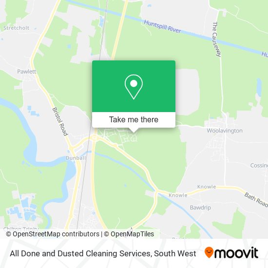 All Done and Dusted Cleaning Services map