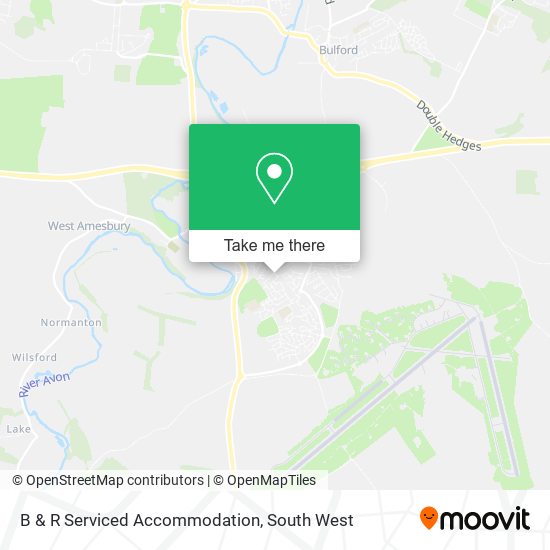 B & R Serviced Accommodation map