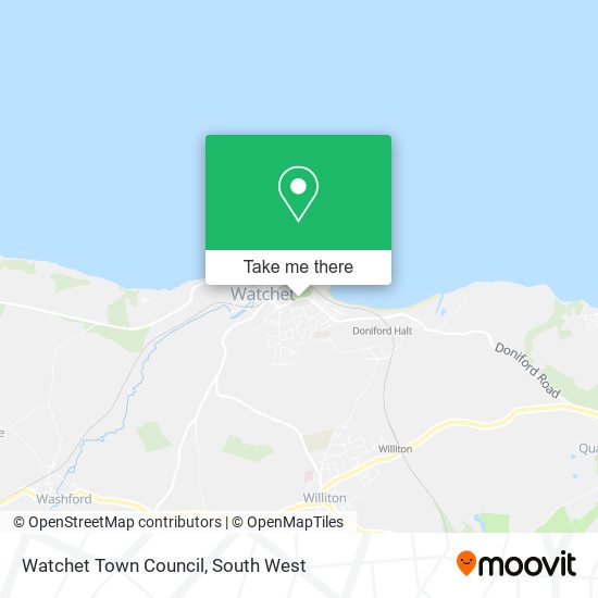 Watchet Town Council map