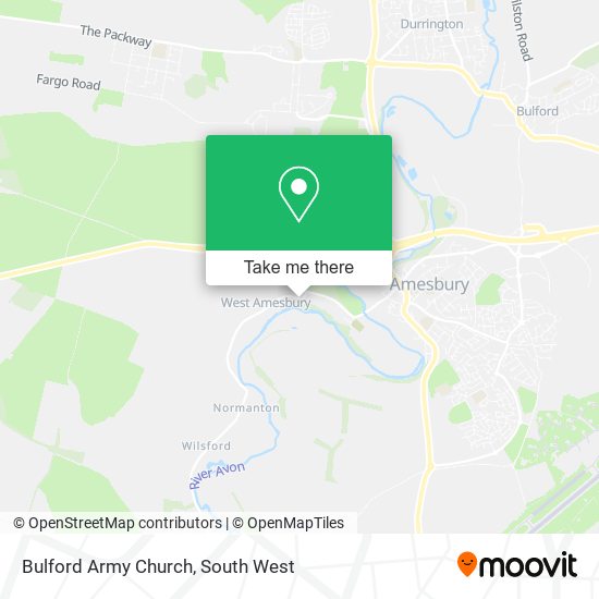 Bulford Army Church map