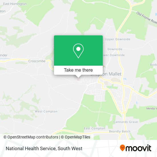National Health Service map