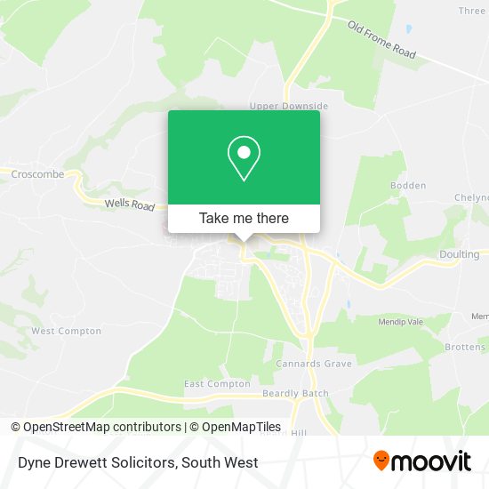 Dyne Drewett Solicitors map