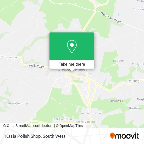 Kasia Polish Shop map