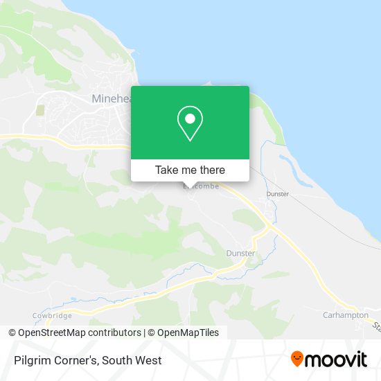 Pilgrim Corner's map