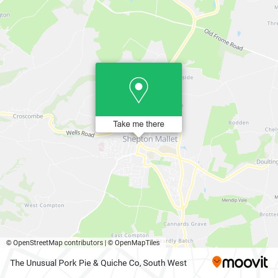 The Unusual Pork Pie & Quiche Co map