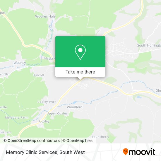 Memory Clinic Services map