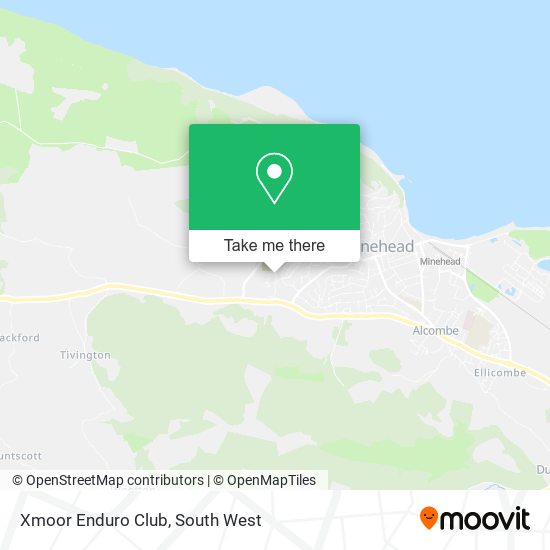 Xmoor Enduro Club map