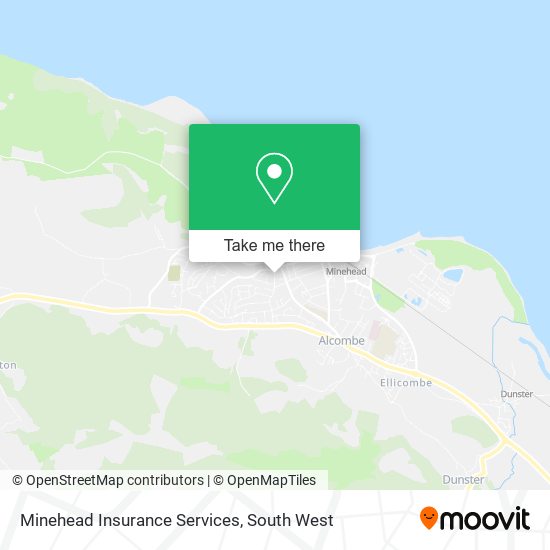 Minehead Insurance Services map