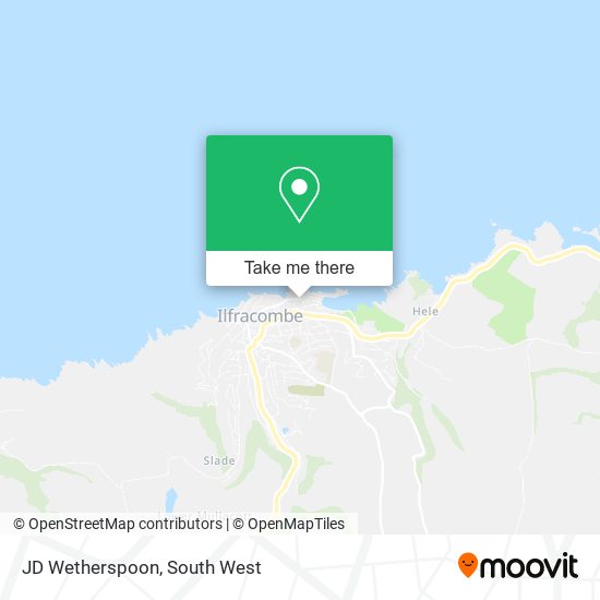 JD Wetherspoon map