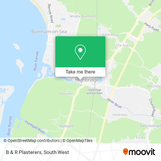 B & R Plasterers map