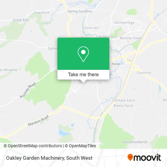 Oakley Garden Machinery map