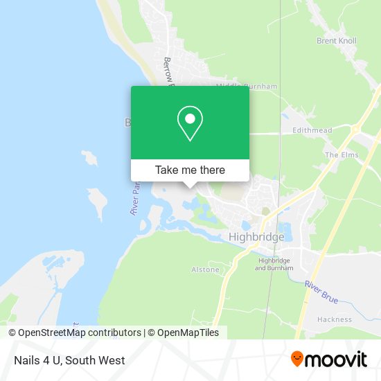 Nails 4 U map
