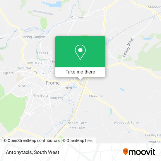 Antonytaxis map