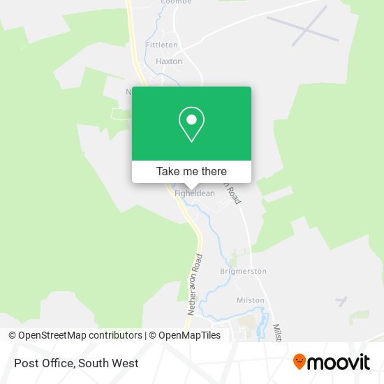 Post Office map