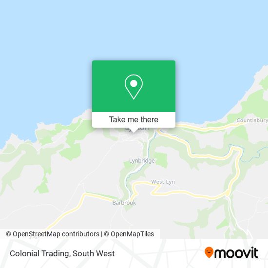 Colonial Trading map