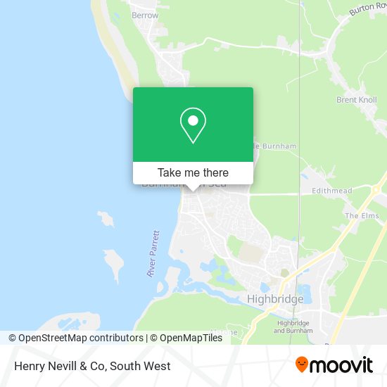 Henry Nevill & Co map