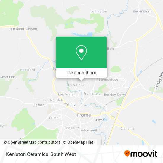 Keniston Ceramics map