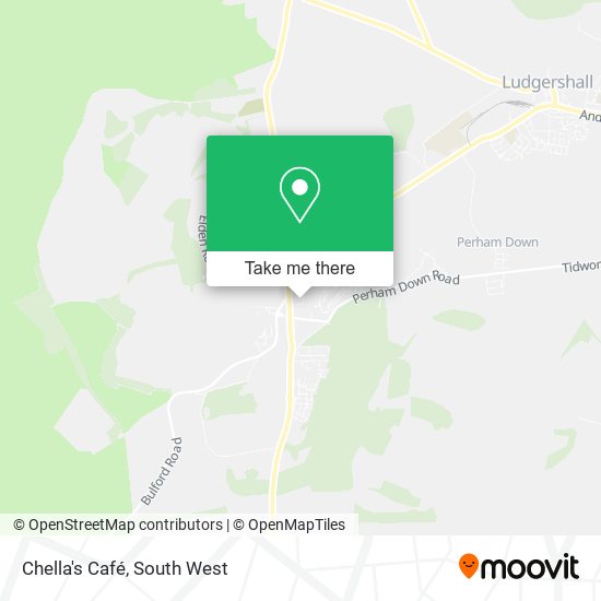 Chella's Café map