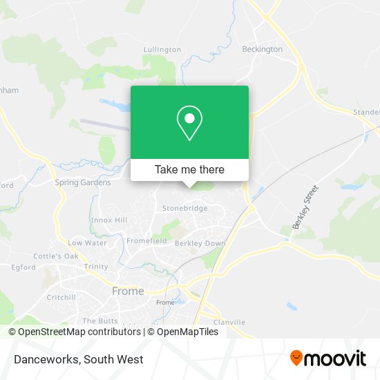 Danceworks map