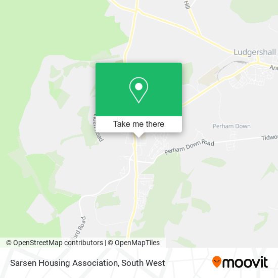 Sarsen Housing Association map