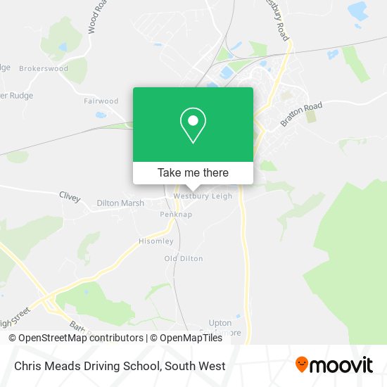 Chris Meads Driving School map