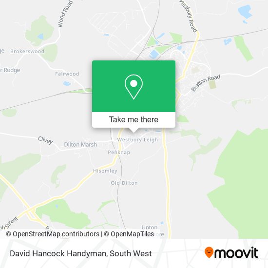 David Hancock Handyman map