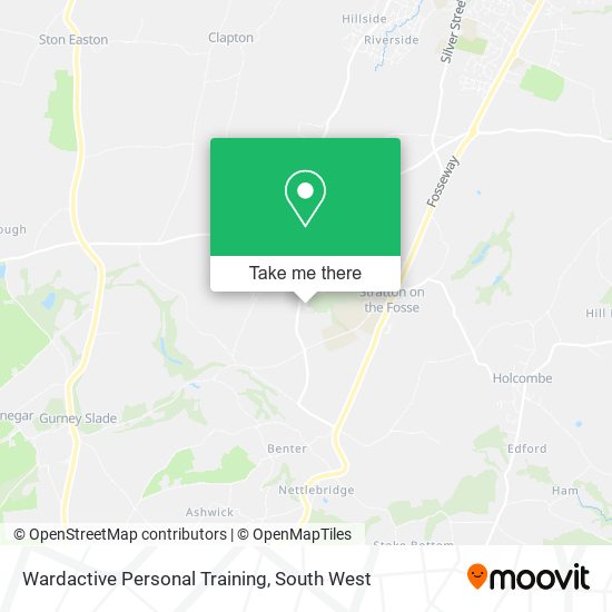 Wardactive Personal Training map