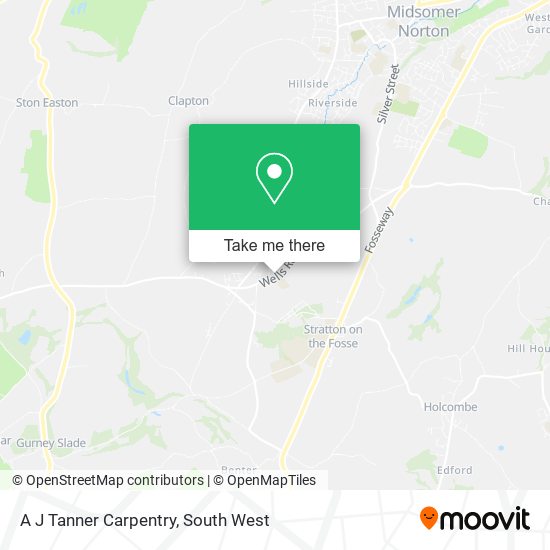 A J Tanner Carpentry map