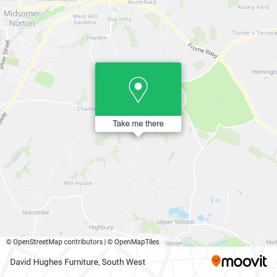 David Hughes Furniture map