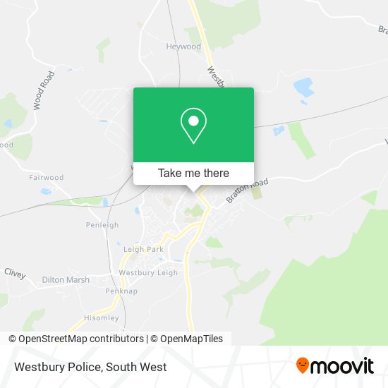 Westbury Police map