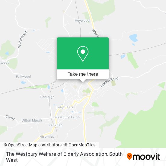 The Westbury Welfare of Elderly Association map