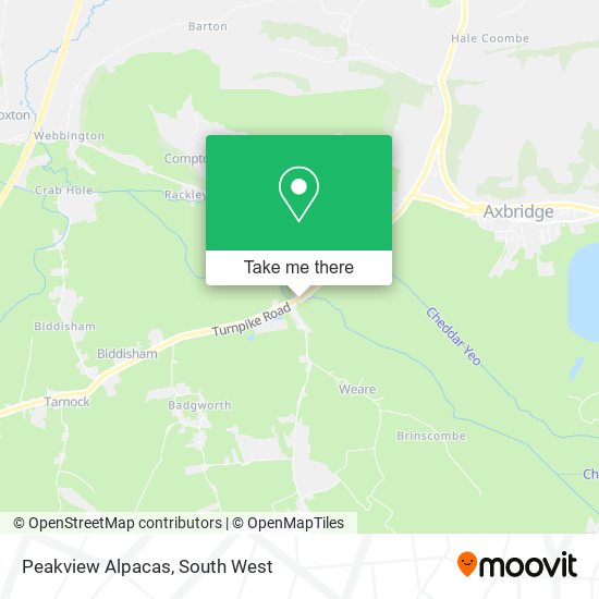 Peakview Alpacas map