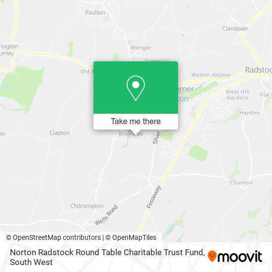 Norton Radstock Round Table Charitable Trust Fund map