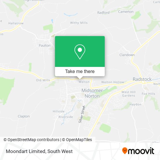 Moondart Limited map