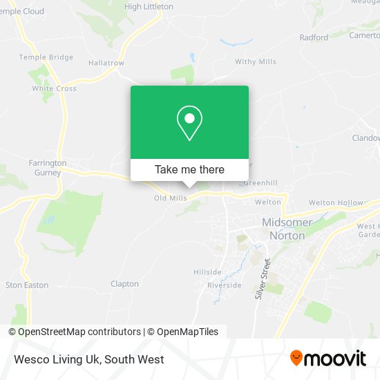 Wesco Living Uk map