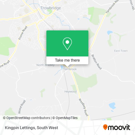 Kingpin Lettings map