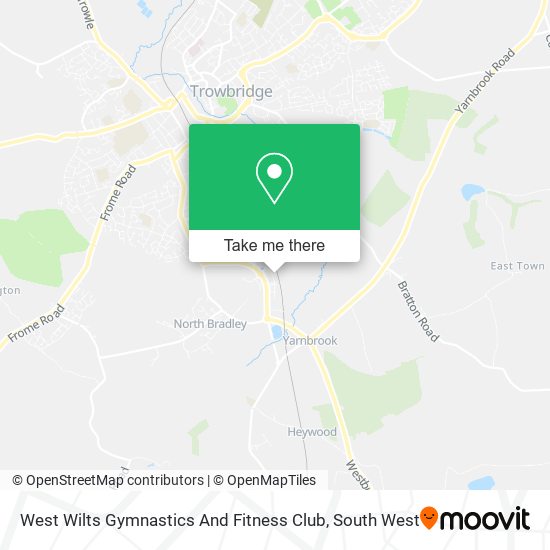 West Wilts Gymnastics And Fitness Club map