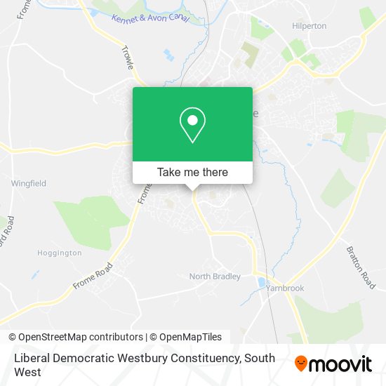 Liberal Democratic Westbury Constituency map