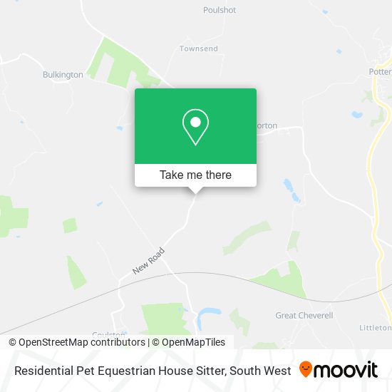 Residential Pet Equestrian House Sitter map
