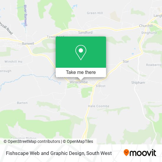 Fishscape Web and Graphic Design map