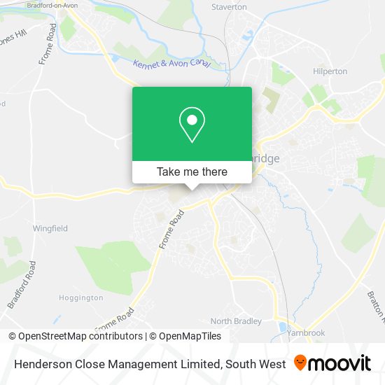 Henderson Close Management Limited map