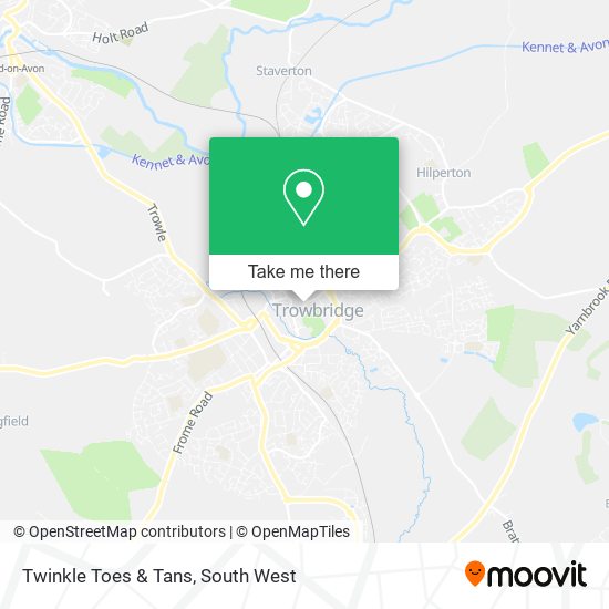 Twinkle Toes & Tans map