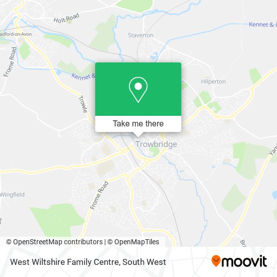 West Wiltshire Family Centre map