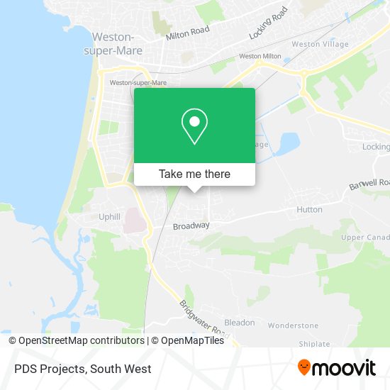 PDS Projects map