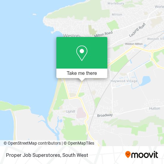 Proper Job Superstores map