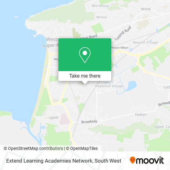 Extend Learning Academies Network map