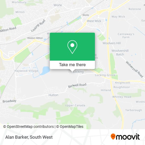 Alan Barker map