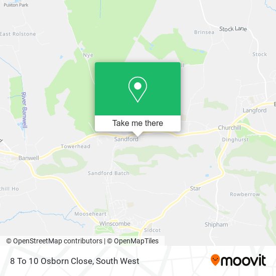 8 To 10 Osborn Close map