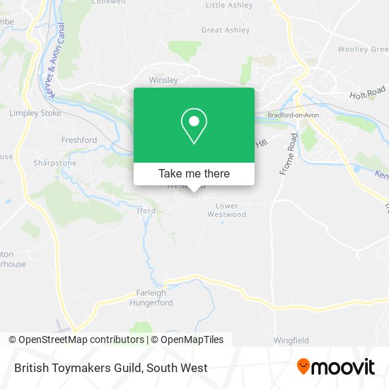 British Toymakers Guild map