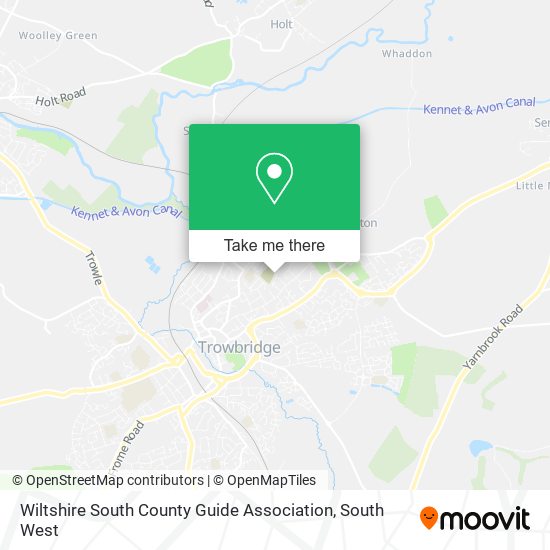Wiltshire South County Guide Association map